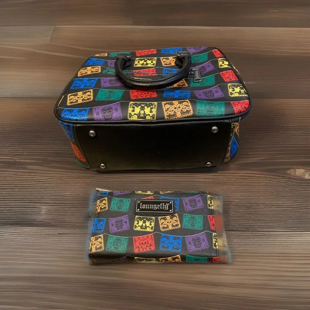 Loungefly Multicolor Patchwork Backpack - Picture 5 of 6